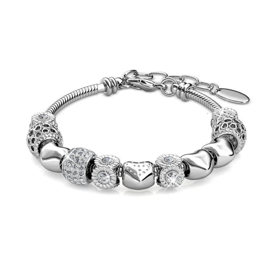 Pulseras con dijes radiantes: plata y cristal - Image 3