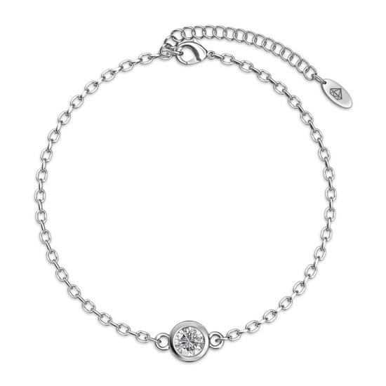 Pulseras con piedras de nacimiento: plata, cristal y azul - Image 2