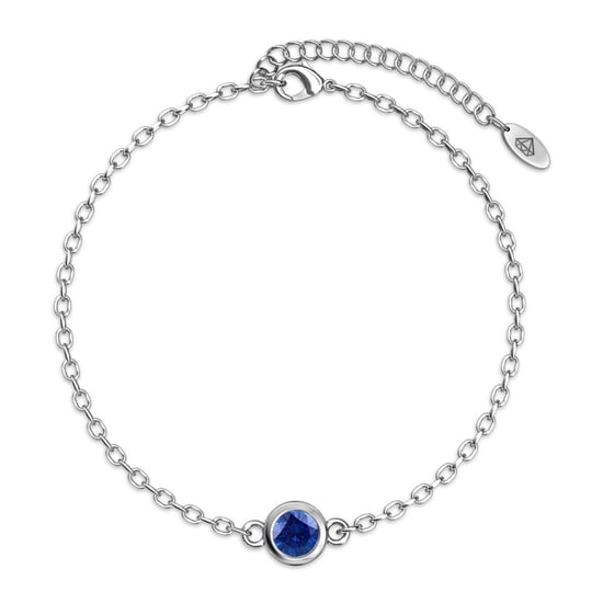 Pulseras con piedras de nacimiento: plata, cristal y azul - Image 3