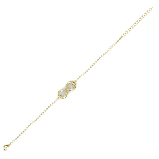 Pulseras Infinity Eight - Oro y Cristal - Image 4