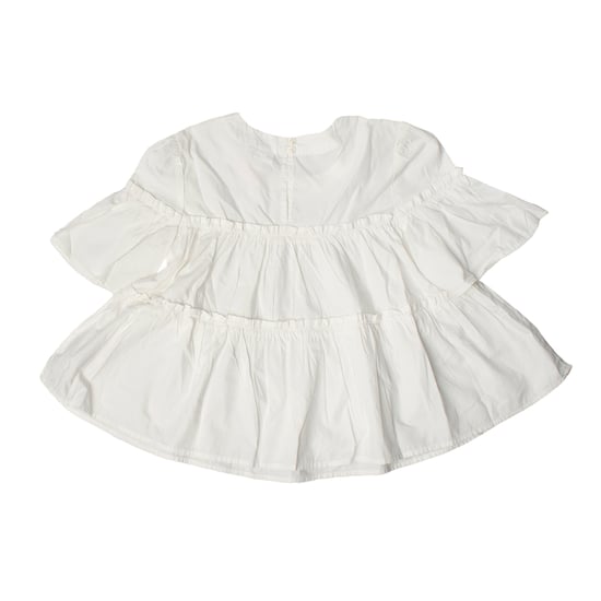 Camisa corta de manga corta con volantes 856269 niña - Image 4