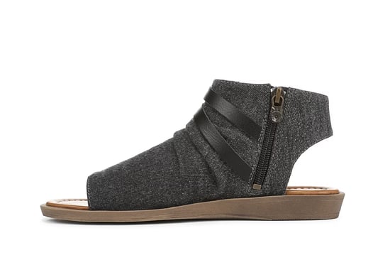 Sandalias de cuña baja con tiras color carbón Blowfish Malibu para mujer - Denver - Image 5