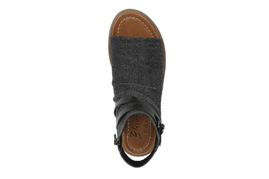 Sandalias de cuña baja con tiras color carbón Blowfish Malibu para mujer - Denver - Image 6