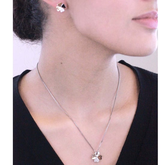 Conjuntos de pétalos de trébol: plata y cristal - Image 2