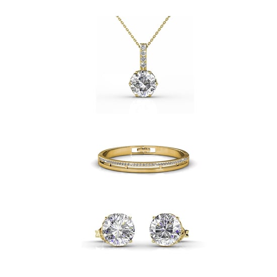 Conjuntos Kristine - Oro y Cristal - Image 1