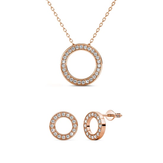 Conjuntos Ophir - Oro rosa y cristal - Image 1