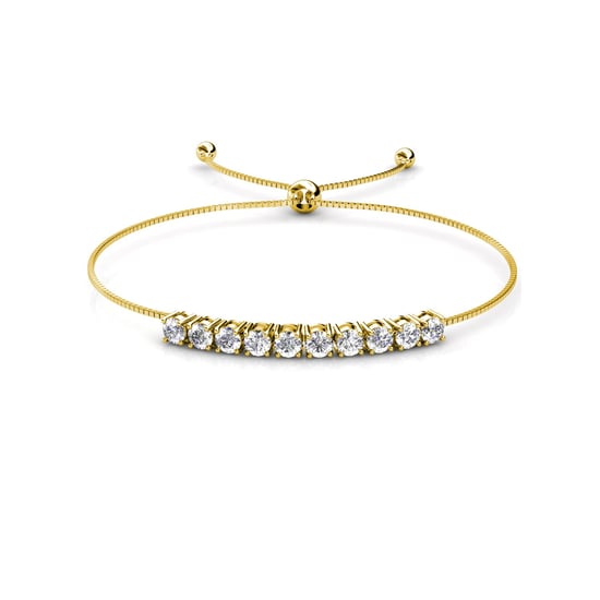 Conjuntos Mia Round Vernice - Oro y Cristal - Image 3