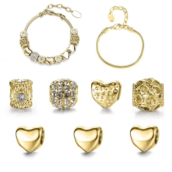 Calendario de adviento 13 joyas y 11 perlas - Oro y Cristal - Image 3