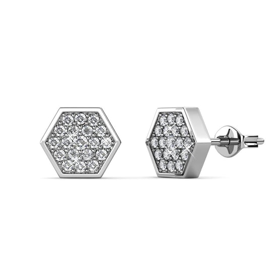 Conjuntos hexagonales: plata y cristal - Image 2