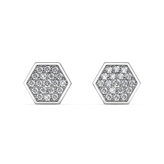 Conjuntos hexagonales: plata y cristal - Image 3