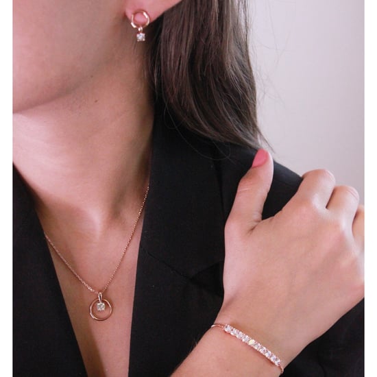 Conjuntos Mia Octavia - Oro rosa y cristal - Image 2