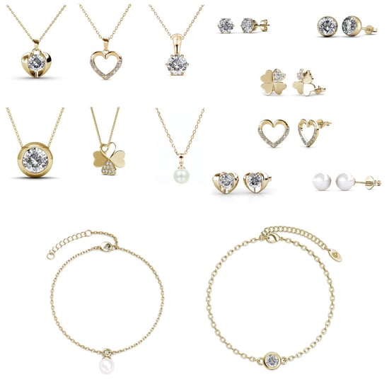 Calendario de Adviento Corazón Sorpresa - 14 Joyas - Oro y Cristal - Image 6