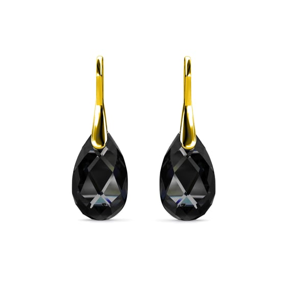 Juegos de ganchos con forma de lágrima: dorados y negros - Image 3
