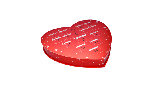 Caja Corazón - 14 Joyas - Plata y Cristal - Image 6
