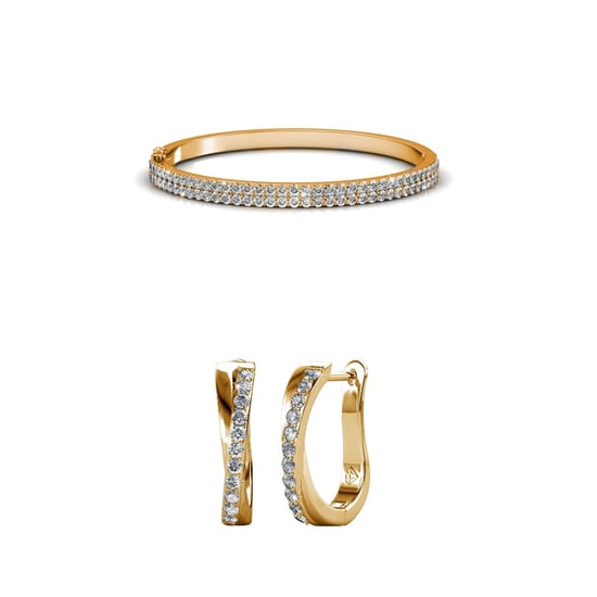Glamour Criss Parures - Oro rosa y cristal - Image 1