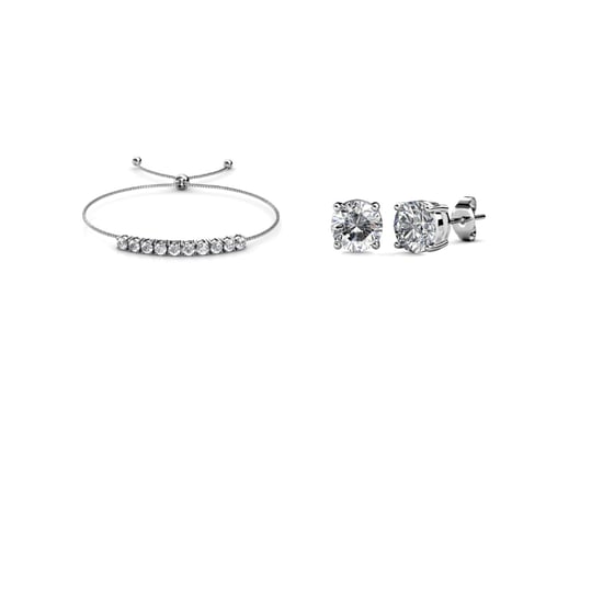 Conjuntos Mary Crystal Mia - Plata y Cristal - Image 1