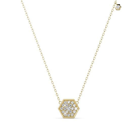 Conjuntos hexagonales: oro y cristal - Image 4