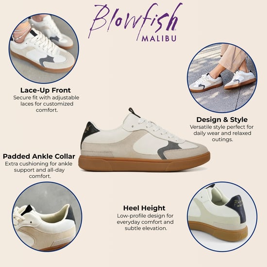 Zapatillas blancas con cordones Blowfish Malibu para mujer - Tastic - Image 2