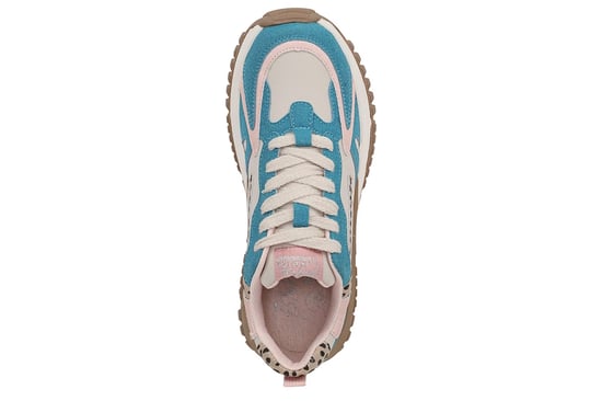 Zapatillas deportivas retro con cordones Blowfish Malibu para mujer, color rosa y azul - Leo - Image 6