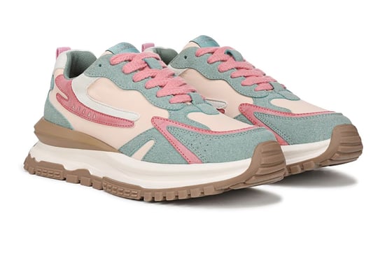 Zapatillas deportivas retro con cordones Blowfish Malibu para mujer en color sandía - Leo - Image 3