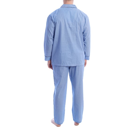 Pijamas de estilo popelín para hombre KLP5 - Image 3