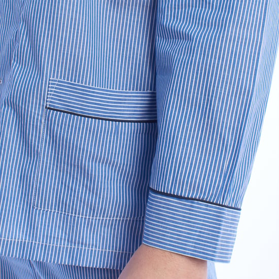 Pijamas de estilo popelín para hombre KLP5 - Image 4