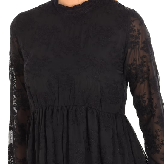 Vestido TUNIS manga larga y cuello redondo 16F2DR17 mujer - Image 2
