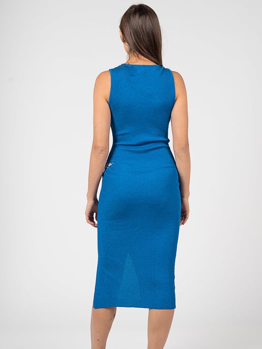 Pinko Vestido Cerie de mujer azul - Image 5