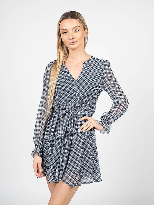 Pepe Jeans Vestido Ottavia de mujer Blanco, azul oscuro - Image 3