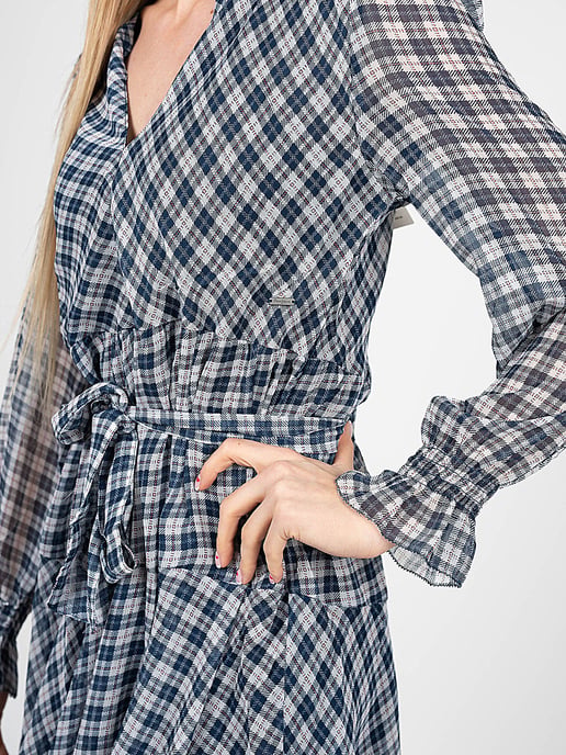 Pepe Jeans Vestido Ottavia de mujer Blanco, azul oscuro - Image 5