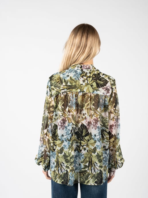 Pinko Camisa Betsy 1 de mujer verde - Image 4