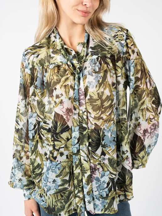 Pinko Camisa Betsy 1 de mujer verde - Image 5