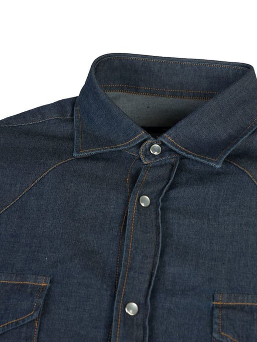 Takeshy Kurosawa Camisa Rodeo del hombre azul oscuro - Image 6