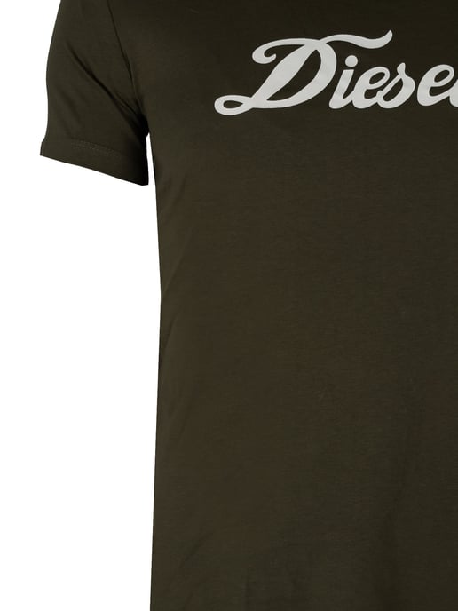 Diesel T-Shirt Sily del hombre verde - Image 4
