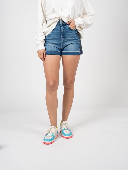Pinko Bermudas Dotta de mujer azul - Image 3