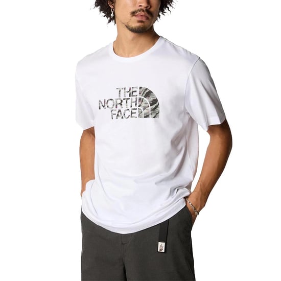 Camiseta de Manga Corta Fácil para Hombre The North Face TNF Blanca/Beta Flash - Image 3