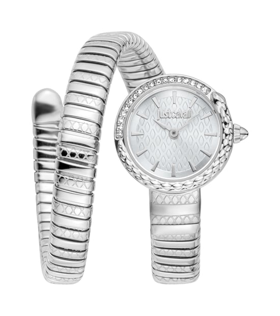 Reloj Envolver de Acero Inoxidable y Cristal - Image 1
