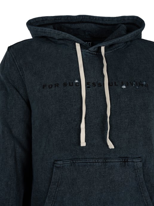 Diesel Sudadera Ginn Hood del hombre Gris - Image 3