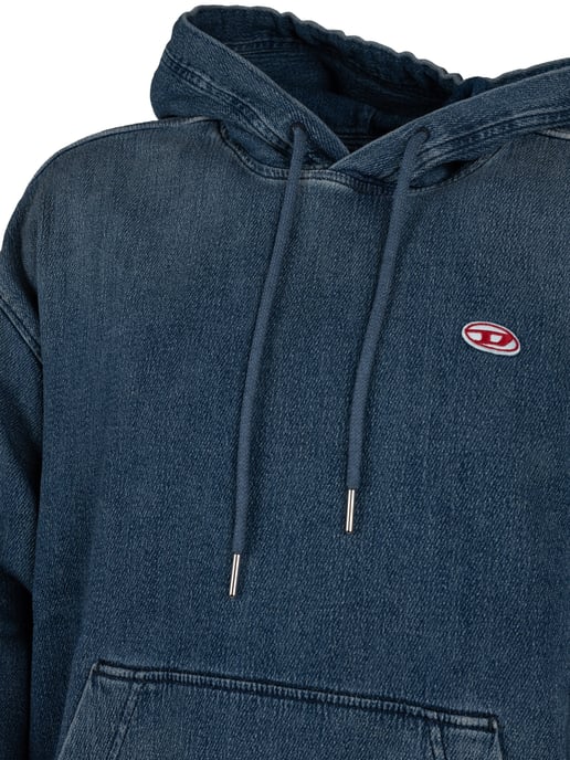 Diesel Sudadera De-Um-Rib-Ne del hombre azul - Image 4