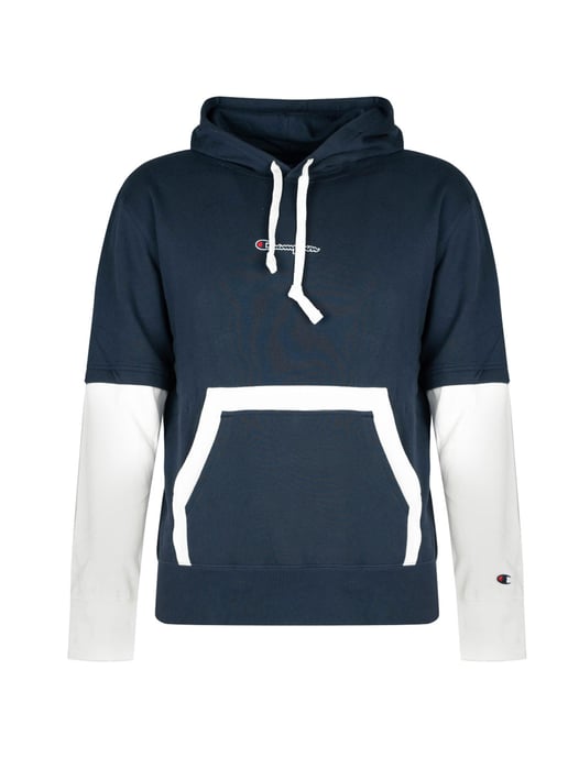 Champion Sudadera Hoodie del hombre Blanco, azul oscuro - Image 1
