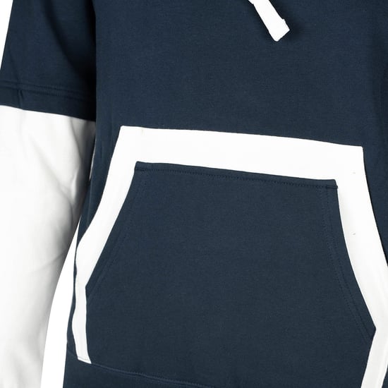 Champion Sudadera Hoodie del hombre Blanco, azul oscuro - Image 3