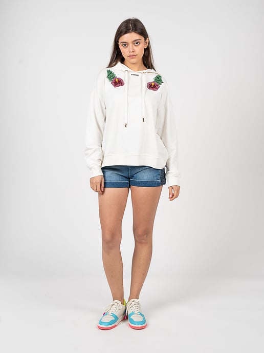 Pinko Sudadera Mutato de mujer Blanco - Image 2