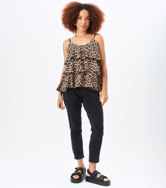 Cami de leopardo con estampado animal - Image 1