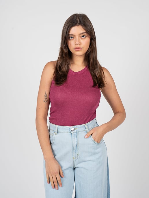 Pinko Top Valutare de mujer rojo - Image 3
