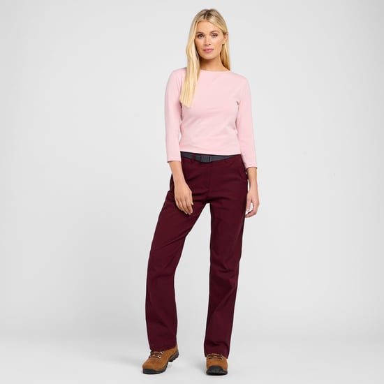 Brasher Women's Stretch Water Repellant Walking & Hiking Trousers with Built in Belt - Image 3