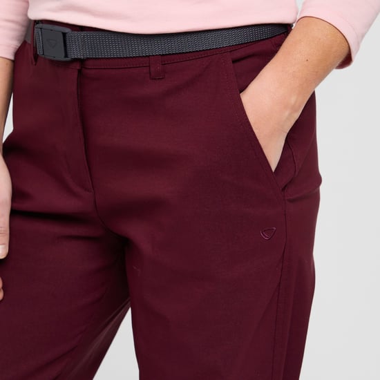 Brasher Women's Stretch Water Repellant Walking & Hiking Trousers with Built in Belt - Image 4