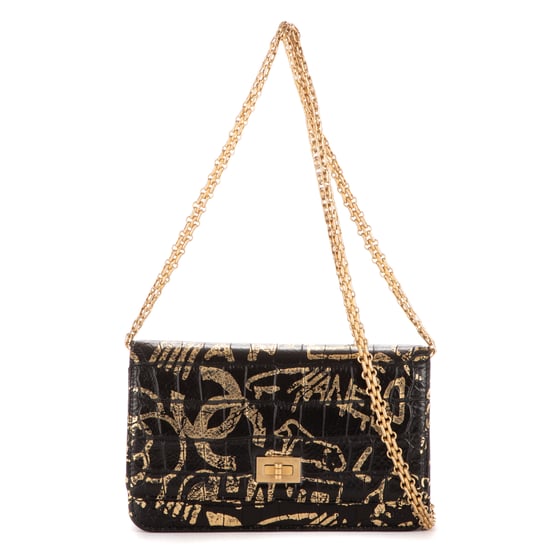 2.55 Graffiti Crocodile Reissue Wallet On Chain Bolso bandolera - Image 1
