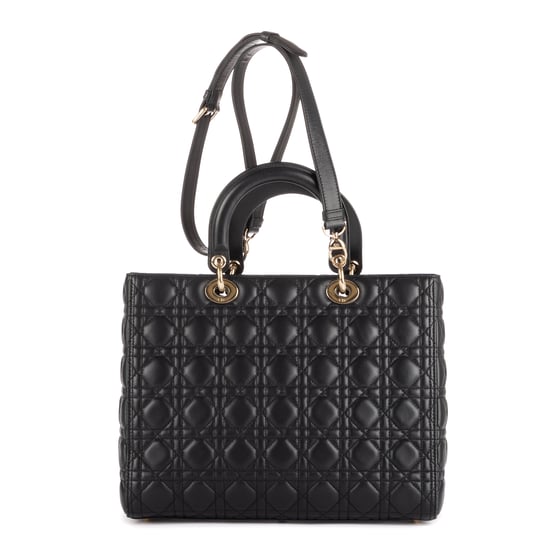 Large Lady Dior Zip GM Bolso bandolera - Image 4