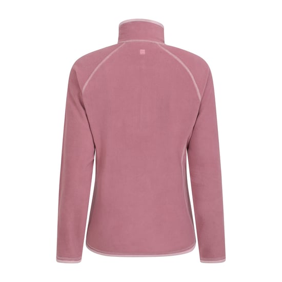 Mountain Warehouse Womens/Ladies Montana Half Zip Fleece Top (Light Pink) - Image 3