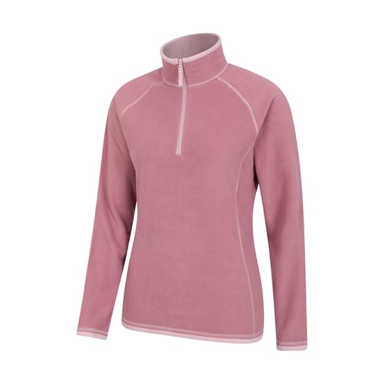 Mountain Warehouse Womens/Ladies Montana Half Zip Fleece Top (Light Pink) - Image 4